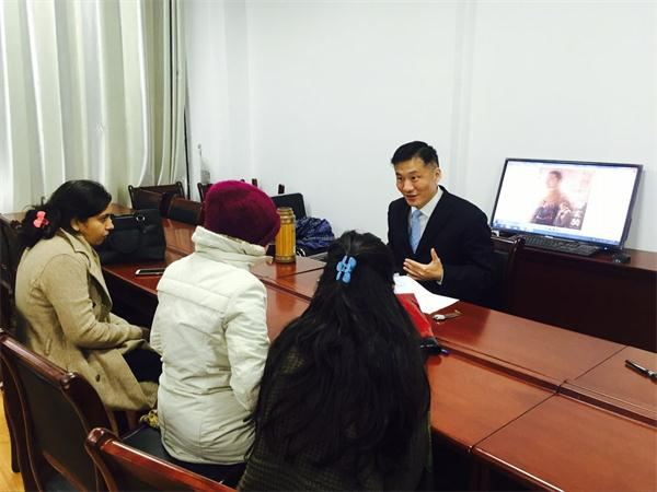 beat365高农老师为留学生作“中国历史与文化概况”讲座